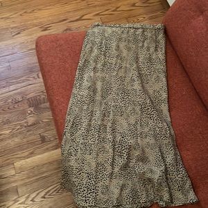 Fun pattern midi skirt